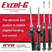 Front + Rear KYB EXCEL-G Shock Absorbers for HONDA Jazz GD3 L15A1 1.5 I4 FWD