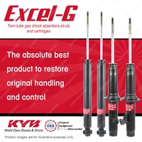 Front + Rear KYB EXCEL-G Shock Absorbers for HONDA Odyssey RA1 RA3 I4 FWD Wagon