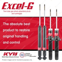 Front + Rear KYB EXCEL-G Shock Absorbers for HONDA Odyssey RA6 RA8 FWD Wagon