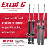 Front + Rear KYB EXCEL-G Shock Absorbers for HYUNDAI Grandeur TG DT4 FWD Sedan