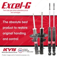 Front + Rear KYB EXCEL-G Shock Absorbers for HYUNDAI Santa Fe SM I4 V6 4WD Wagon