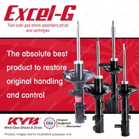 Front + Rear KYB EXCEL-G Shock Absorbers for HYUNDAI Tiburon GK I4 V6 FWD Coupe