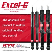 Front + Rear KYB EXCEL-G Shock Absorbers for ISUZU MU-X UC 4JJ1TC 3.0 4WD SUV