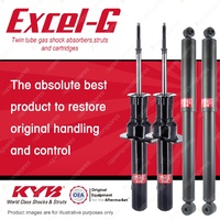 Front + Rear KYB EXCEL-G Shock Absorbers for JEEP Grand Cherokee WH 4WD SUV