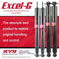 Front + Rear KYB EXCEL-G Shock Absorbers for JEEP Wrangler TJ MX 4.0 I6 4WD