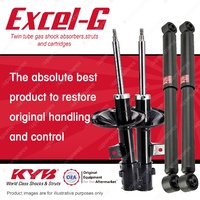 Front + Rear KYB EXCEL-G Shock Absorbers for KIA Magentis MG I4 V6 FWD Sedan