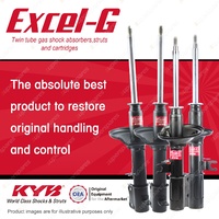 Front + Rear KYB EXCEL-G Shock Absorbers for KIA Mentor AFA Koup B5 1.5 I4 FWD