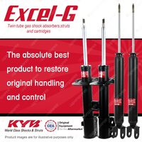 Front + Rear KYB EXCEL-G Shock Absorbers for KIA Sportage SL DT4 I4 AWD FWD SUV