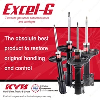 Front + Rear KYB EXCEL-G Shock Absorbers for LEXUS ES300 VXV11 1MZ-FE 3.0 V6 FWD