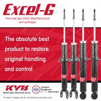 Front + Rear KYB EXCEL-G Shock Absorbers for LEXUS GS300 JZS147 2JZGE 3.0 I6 RWD