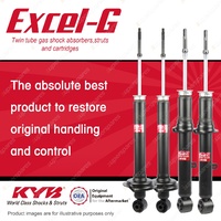 Front + Rear KYB EXCEL-G Shock Absorbers for LEXUS GS300 JZS160 JZS161 RWD Sedan