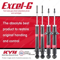 Front + Rear KYB EXCEL-G Shock Absorbers for LEXUS IS300 JCE10 2JZ-GE 3.0 I6 RWD
