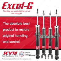 Front + Rear KYB EXCEL-G Shock Absorbers for LEXUS SC300 SC400 JZZ30 JZZ31 UZZ30