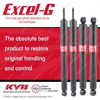 Front + Rear KYB EXCEL-G Shock Absorbers for LEYLAND Mini Clubman Countryman