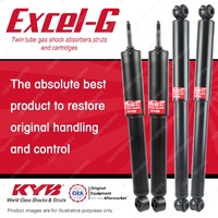 Front + Rear KYB EXCEL-G Shock Absorbers for MAZDA B2000 I4 D4 RWD All Styles