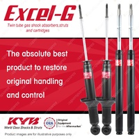 Front + Rear KYB EXCEL-G Shock Absorbers for MAZDA Capella NA 1.6 I4 RWD All