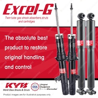 Front + Rear KYB EXCEL-G Shock Absorbers for MAZDA 6 GG GY I4 DT4 FWD All