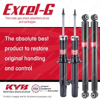 Front + Rear KYB EXCEL-G Shock Absorbers for MAZDA 6 GH I4 FWD All Styles