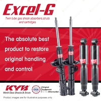 Front + Rear KYB EXCEL-G Shock Absorbers for MAZDA MPV LW V6 FWD Wagon 24mm