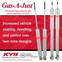 F + R KYB GAS-A-JUST Monotube Shocks for MERCEDES BENZ W110 190C 200 D 230 SL