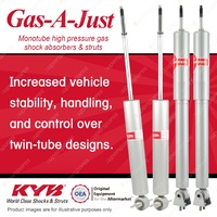 F + R KYB GAS-A-JUST Monotube Shocks for MERCEDES BENZ W115 220 D 230.4 240D