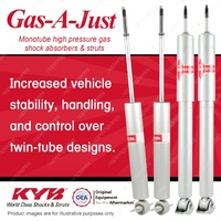 F + R KYB GAS-A-JUST Monotube Shocks for MERCEDES BENZ W123 230 240D 250 280CE