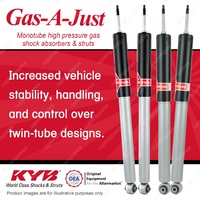 4x GAS-A-JUST Monotube Shocks for MERCEDES BENZ W202 C180 C200 C220 C230 Sport