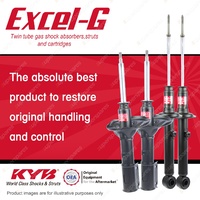 Front + Rear KYB EXCEL-G Shock Absorbers for MITSUBISHI Galant HH VR4 4G63 2.0