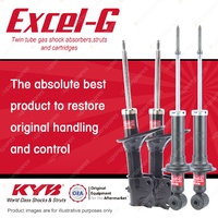 Front + Rear KYB EXCEL-G Shock Absorbers for MITSUBISHI Lancer CG CH FWD Sedan