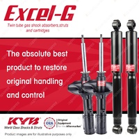 Front + Rear KYB EXCEL-G Shock Absorbers for MITSUBISHI Magna TR TS FWD Wagon