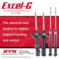 Front + Rear KYB EXCEL-G Shock Absorbers for MITSUBISHI Nimbus UG 4G64 2.4 FWD