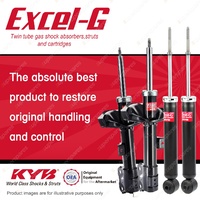 Front + Rear KYB EXCEL-G Shock Absorbers for MITSUBISHI Outlander ZG ZH 4WD