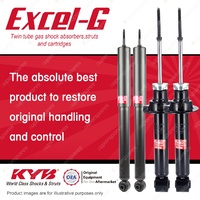 Front + Rear KYB EXCEL-G Shock Absorbers for MITSUBISHI Pajero NM NP 4WD Wagon