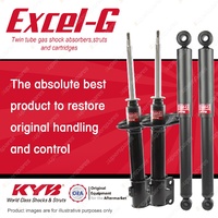 Front + Rear KYB EXCEL-G Shock Absorbers for MITSUBISHI Pajero QA I4 4WD