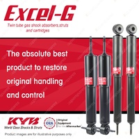 Front + Rear KYB EXCEL-G Shock Absorbers for MITSUBISHI Starwagon SF SG SH 4WD