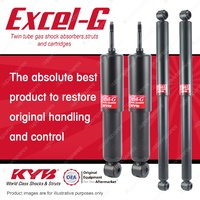 Front + Rear KYB EXCEL-G Shock Absorbers for MITSUBISHI Triton MK 4WD RWD