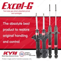 F + R KYB EXCEL-G Shock Absorbers for MITSUBISHI Verada KE KF KH KJ KL Sedan