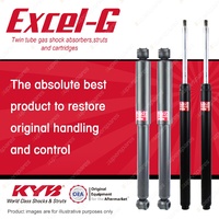 Front + Rear KYB EXCEL-G Shock Absorbers for NISSAN 1200 B120 VB110 I4 RWD