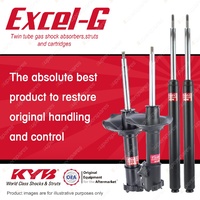 Front + Rear KYB EXCEL-G Shock Absorbers for NISSAN Maxima J30 VG30E 3.0 V6 FWD