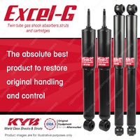 Front + Rear KYB EXCEL-G Shock Absorbers for NISSAN Navara D21 D22 RWD 4WD