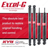 Front + Rear KYB EXCEL-G Shock Absorbers for NISSAN Pathfinder D21 4WD Wagon