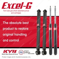 Front + Rear KYB EXCEL-G Shock Absorbers for NISSAN Skyline R30 L24E 2.4 I6 RWD