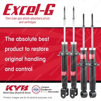 Front + Rear KYB EXCEL-G Shock Absorbers for NISSAN Skyline R32 RB20DET 2.0 I4