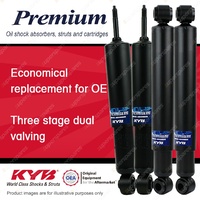 Front + Rear KYB PREMIUM Shock Absorbers for OPEL Campo TFS 4JA1 2.5 I4 4WD Ute