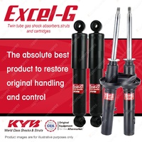 Front + Rear KYB EXCEL-G Shock Absorbers for PEUGEOT 205 I4 FWD Hatch