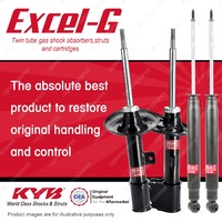 Front + Rear KYB EXCEL-G Shock Absorbers for PEUGEOT 308 9HZ DV6TED4 1.6 Wagon