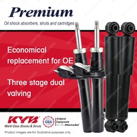 Front + Rear KYB PREMIUM Shock Absorbers for PEUGEOT 309 XU5M 1.6 I4 FWD Hatch