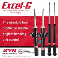 F + R KYB EXCEL-G Shock Absorbers for PEUGEOT 406 LFY P8C RFV XFZ XFX RFN RHZ