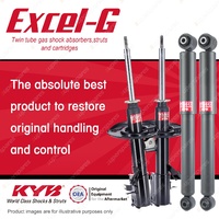 Front + Rear KYB EXCEL-G Shock Absorbers for RENAULT Koleos H45 FWD AWD Wagon