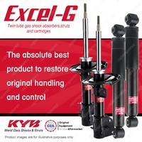 Front + Rear KYB EXCEL-G Shock Absorbers for RENAULT Master X62 DT4 FWD RWD Van